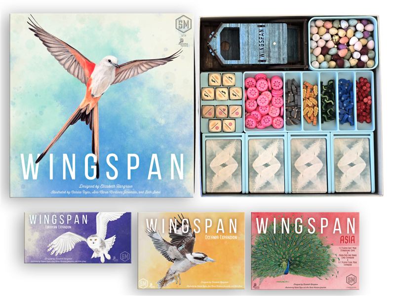 Wingspan board game insert model