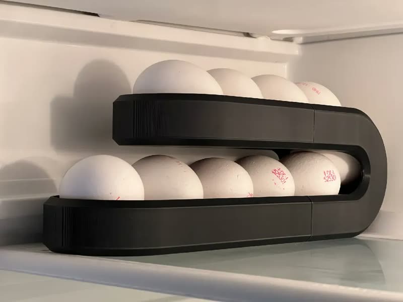 MakerWorld egg dispenser for ten eggs