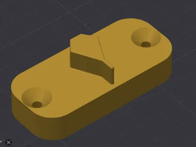 MakerWorld dishwasher door lock replacement part