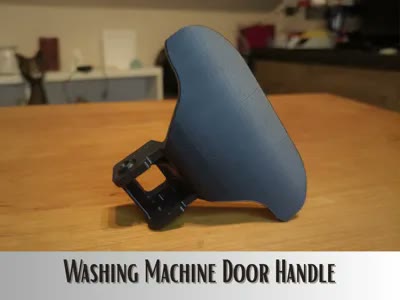 MakerWorld replacement Beko washing-machine door handle